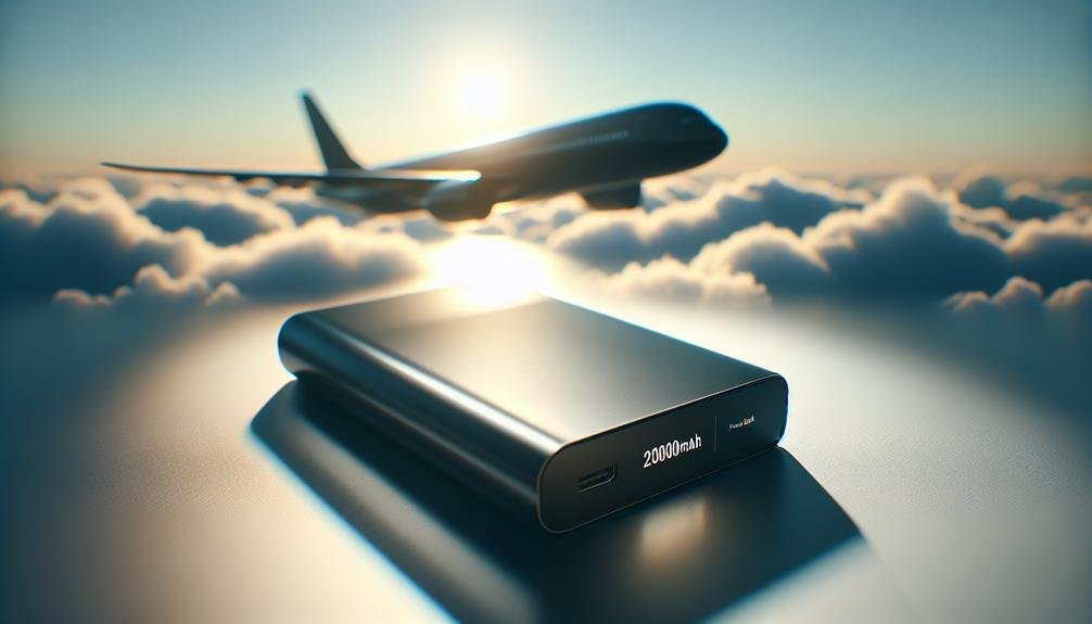 bringing power bank on plane