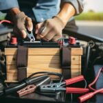 jump starting car safely