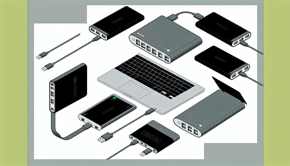 portable charging device variety