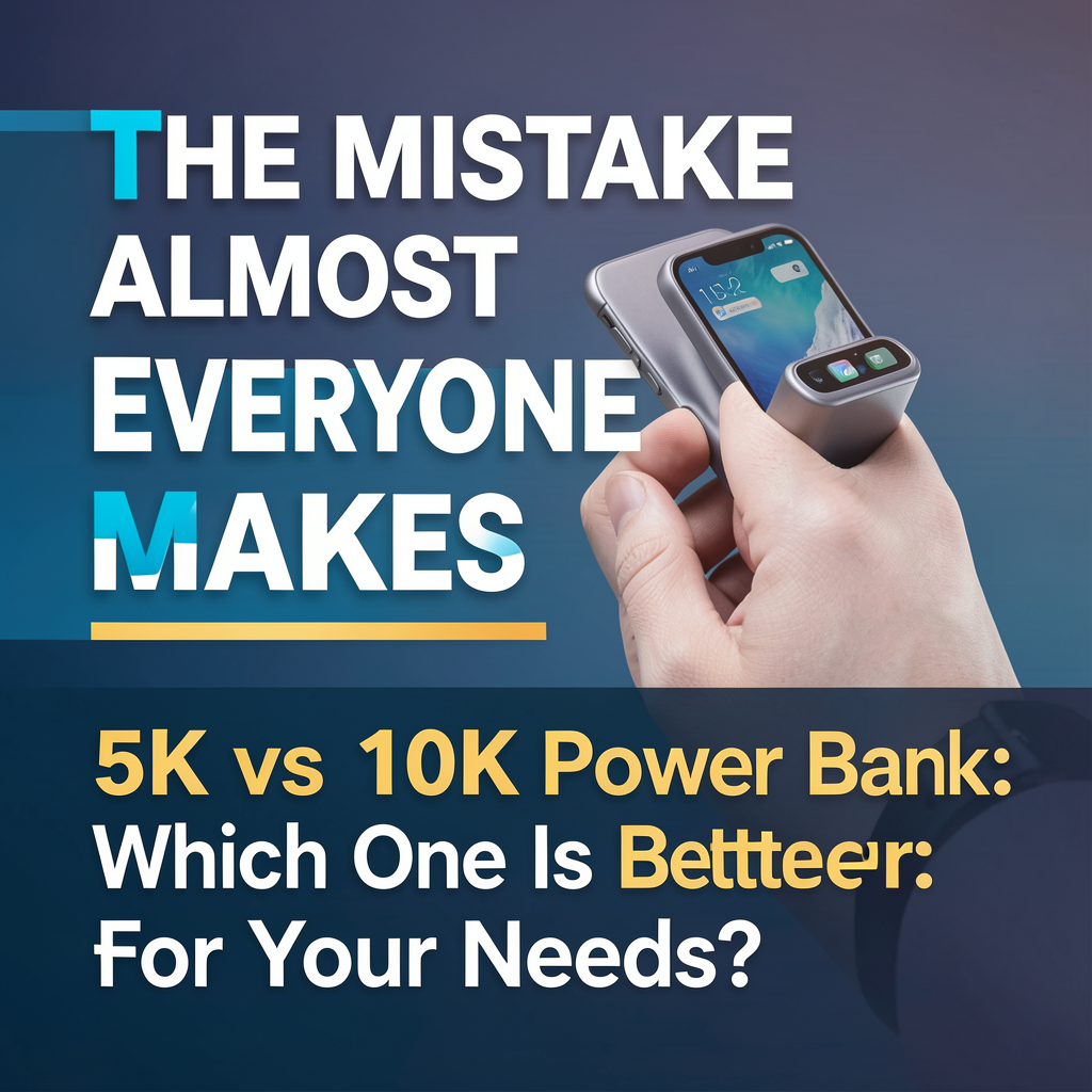5k vs 10k Power Bank: Which One Is Better for Your Needs? - The Mistake Almost Everyone Makes