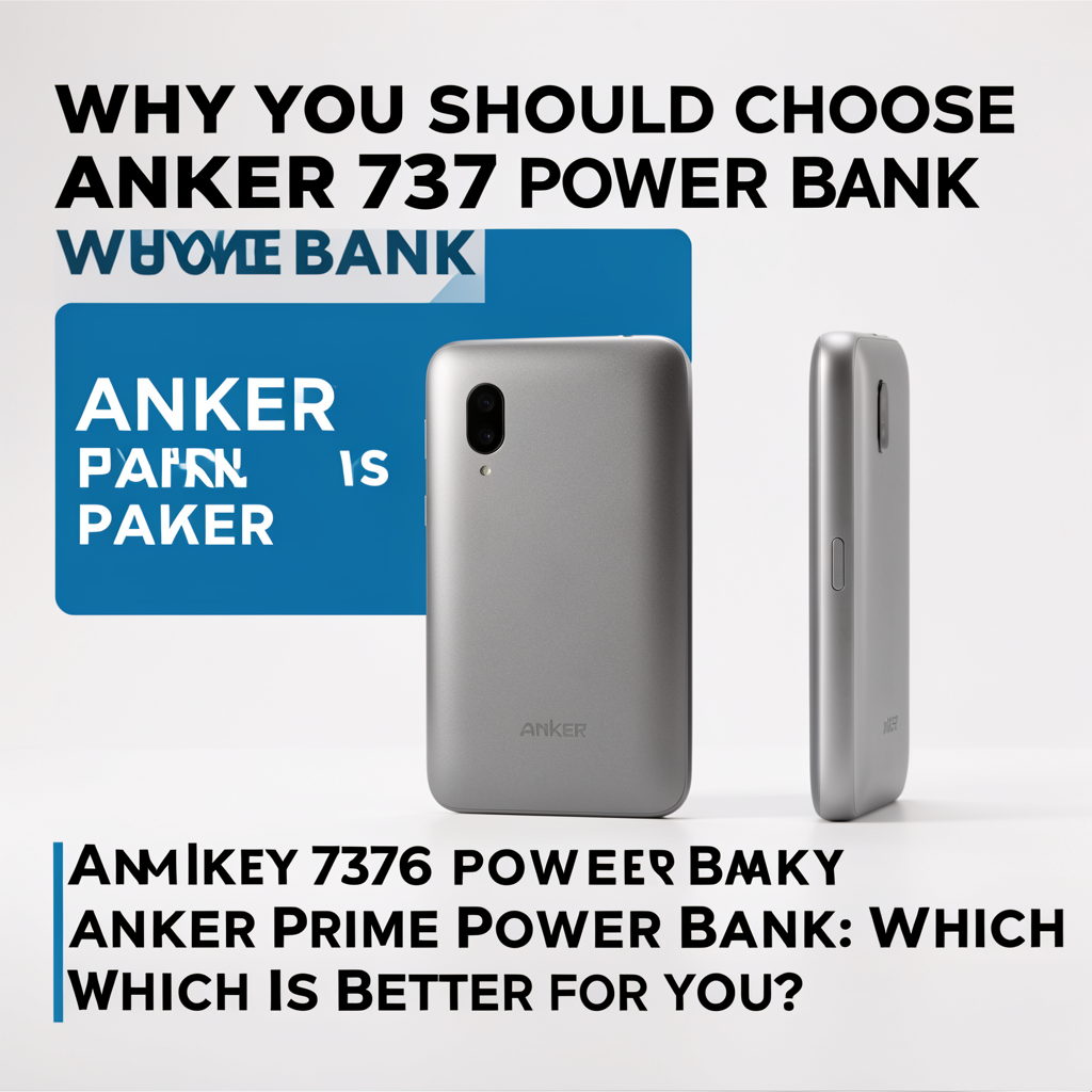 Anker 737 Power Bank vs Anker Prime Power Bank: Which Is Better for You? - Why You Should Choose Anker 737 Power Bank