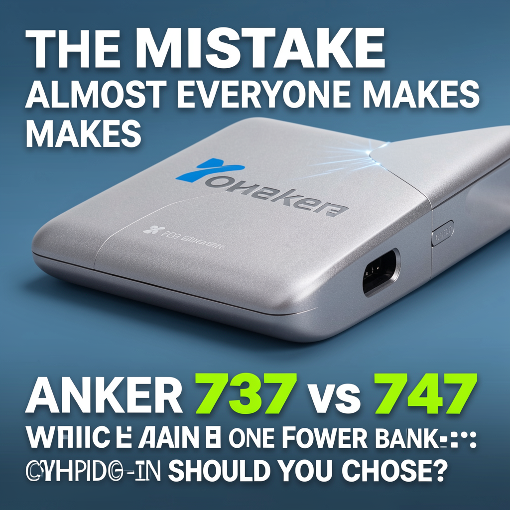 Anker 737 vs 747 Power Bank: Which One Should You Choose? - The Mistake Almost Everyone Makes