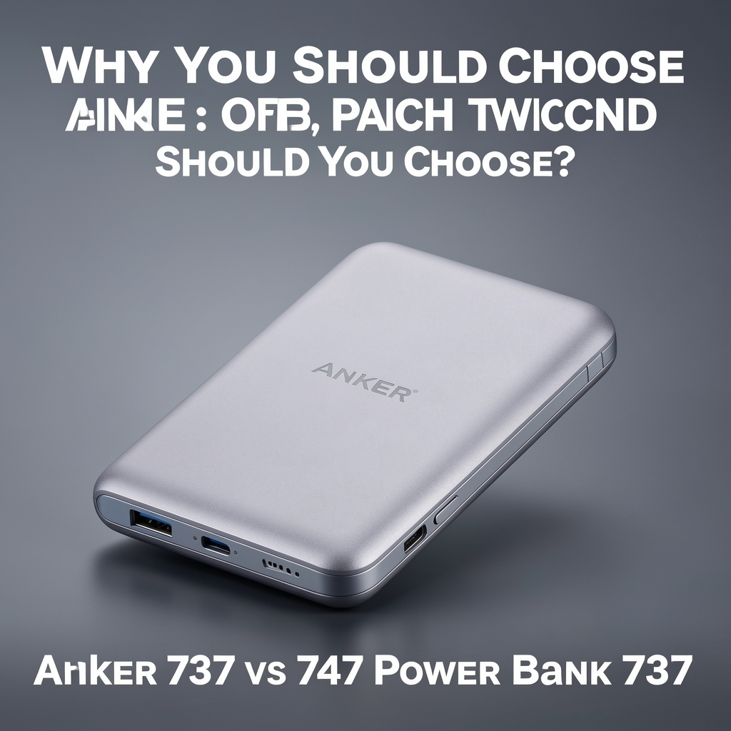 Anker 737 vs 747 Power Bank: Which One Should You Choose? - Why You Should Choose Anker 737