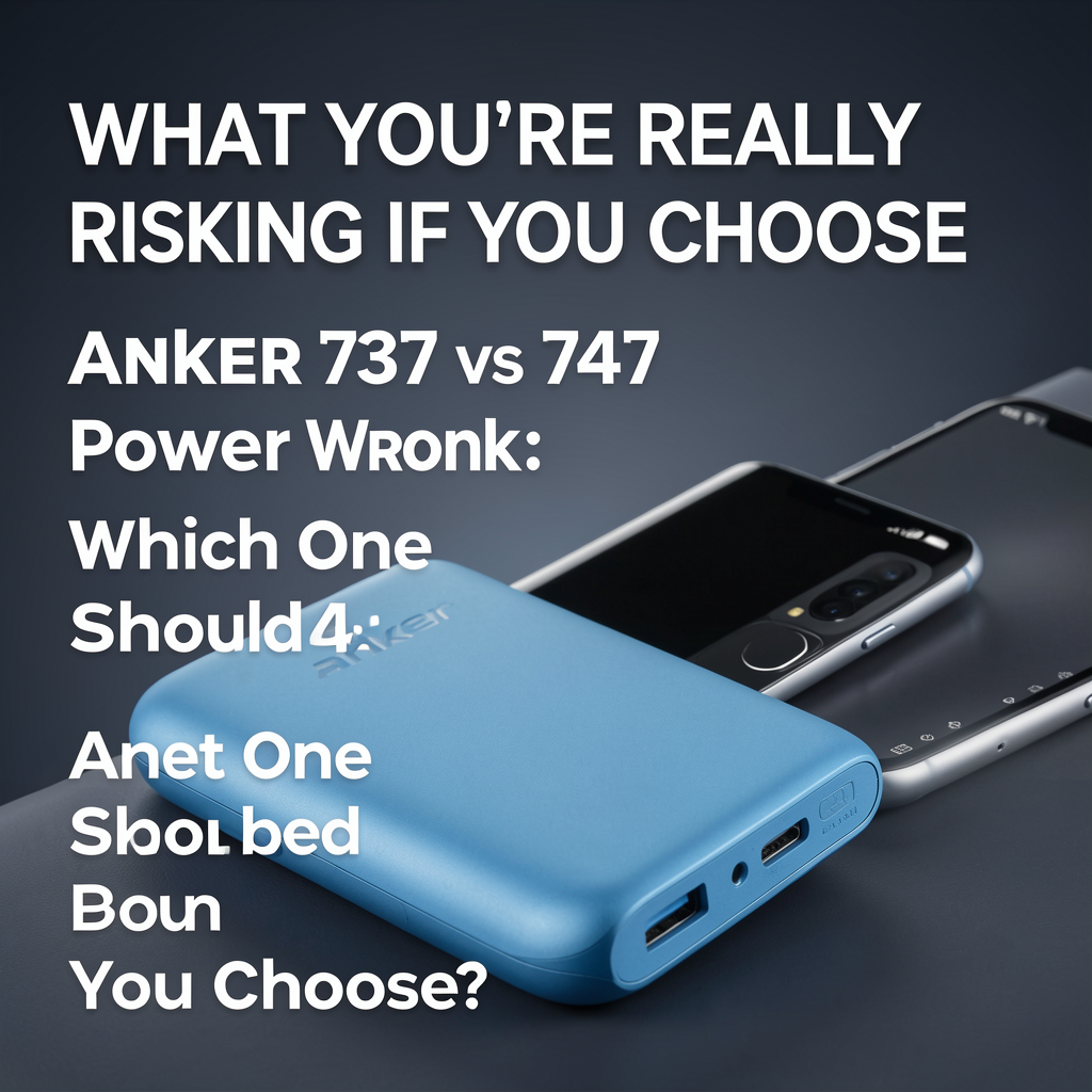 Anker 737 vs 747 Power Bank: Which One Should You Choose? - What You’re Really Risking If You Choose Wrong