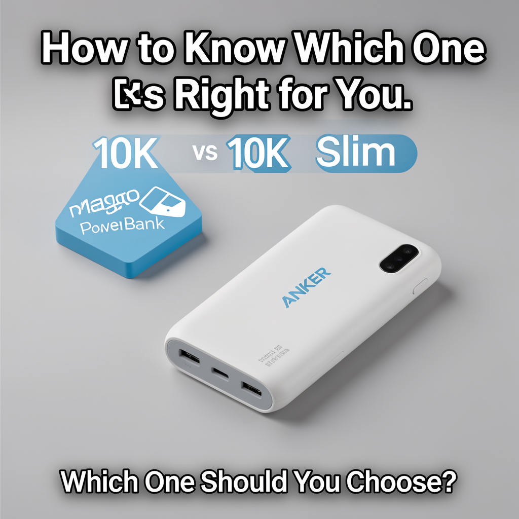 Anker Maggo Power Bank 10K vs Slim: Which One Should You Choose? - How to Know Which One Is Right for You
